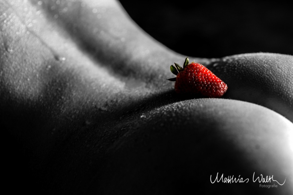 Aktfoto weiblicher Po colorkey Hannover 1